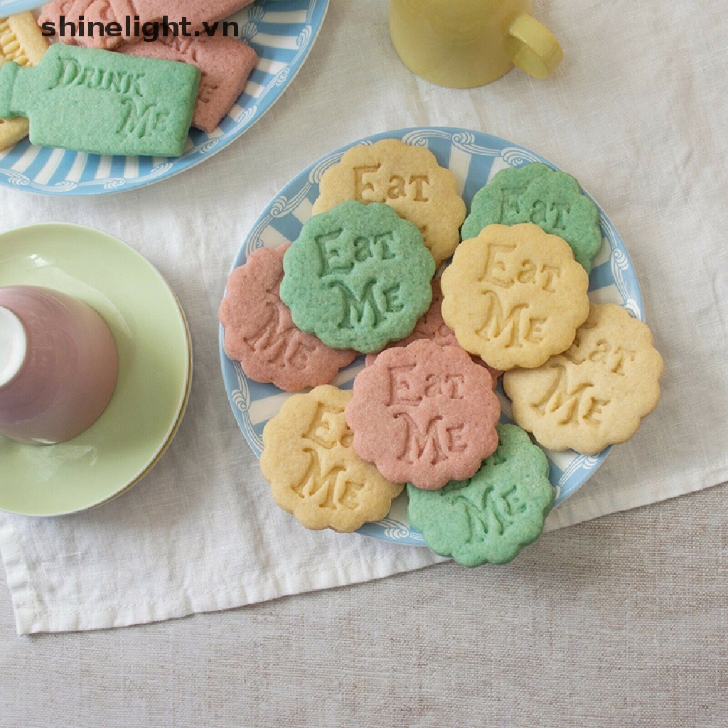 Khuôn Cắt Bánh Quy Chủ Đề Alice in Wonderland DIY