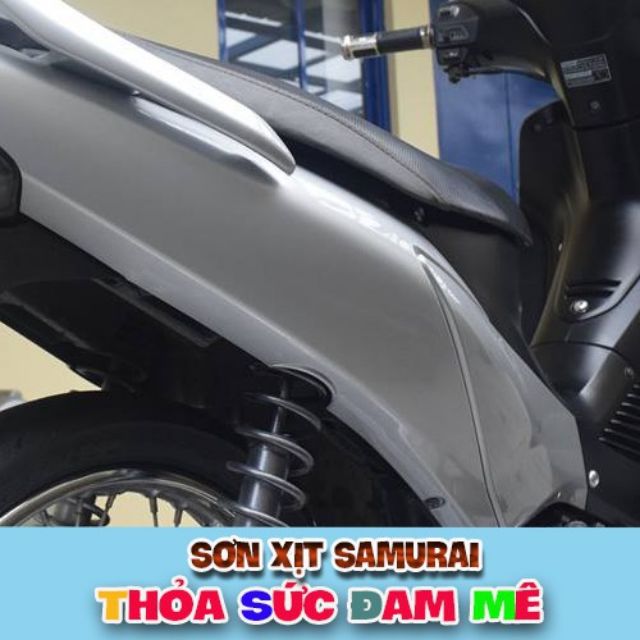 SƠN SAMURAI COMBO MÀU BẠC SÁNG HONDA H111 GỒM 4 CHAI