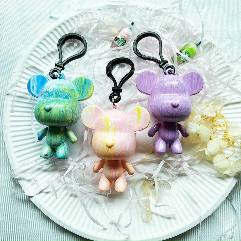 MÓC KHOÁ TỰ SƠN HÌNH GẤU ĐÁNG YÊU