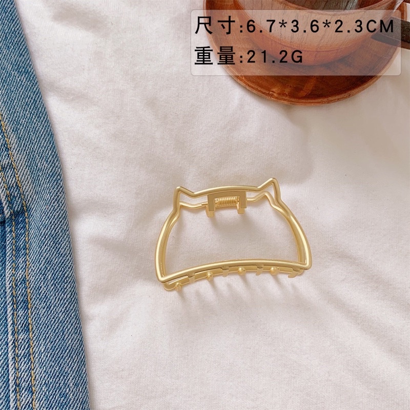 Set kẹp tóc càng cua kim loại nhiều kiểu phong cách Hàn Quốc cho nữ