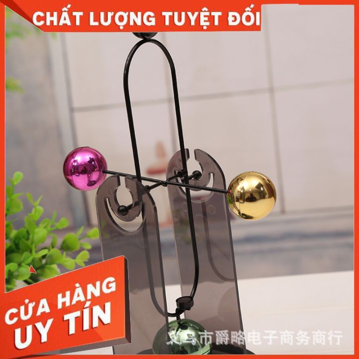 Con lắc Newton dao động vĩnh viễn  phiên bản Quả Cầu K503, đồ chơ trang trí để bàn làm việc XẢ STRESS hiệu quả.