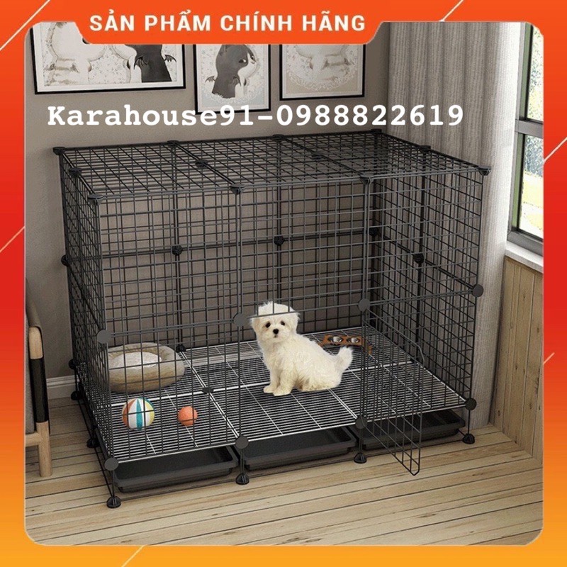 Combo chuồng quây chó mèo siêu tiện ích.
