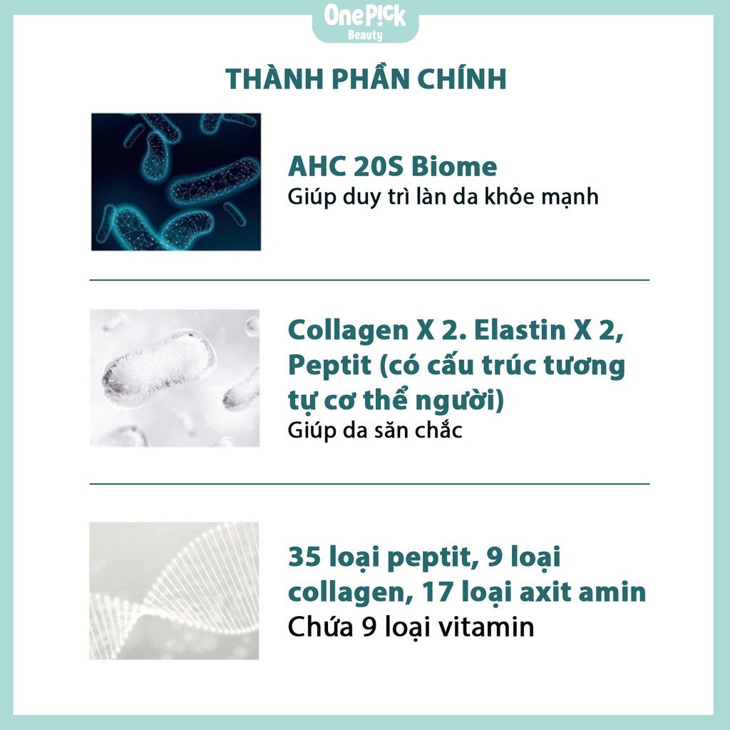 Kem mắt AHC Youth Lasting chống lão hóa giảm quầng thâm làm sáng và săn chắc da vùng mắt với thành phần peptit collagen