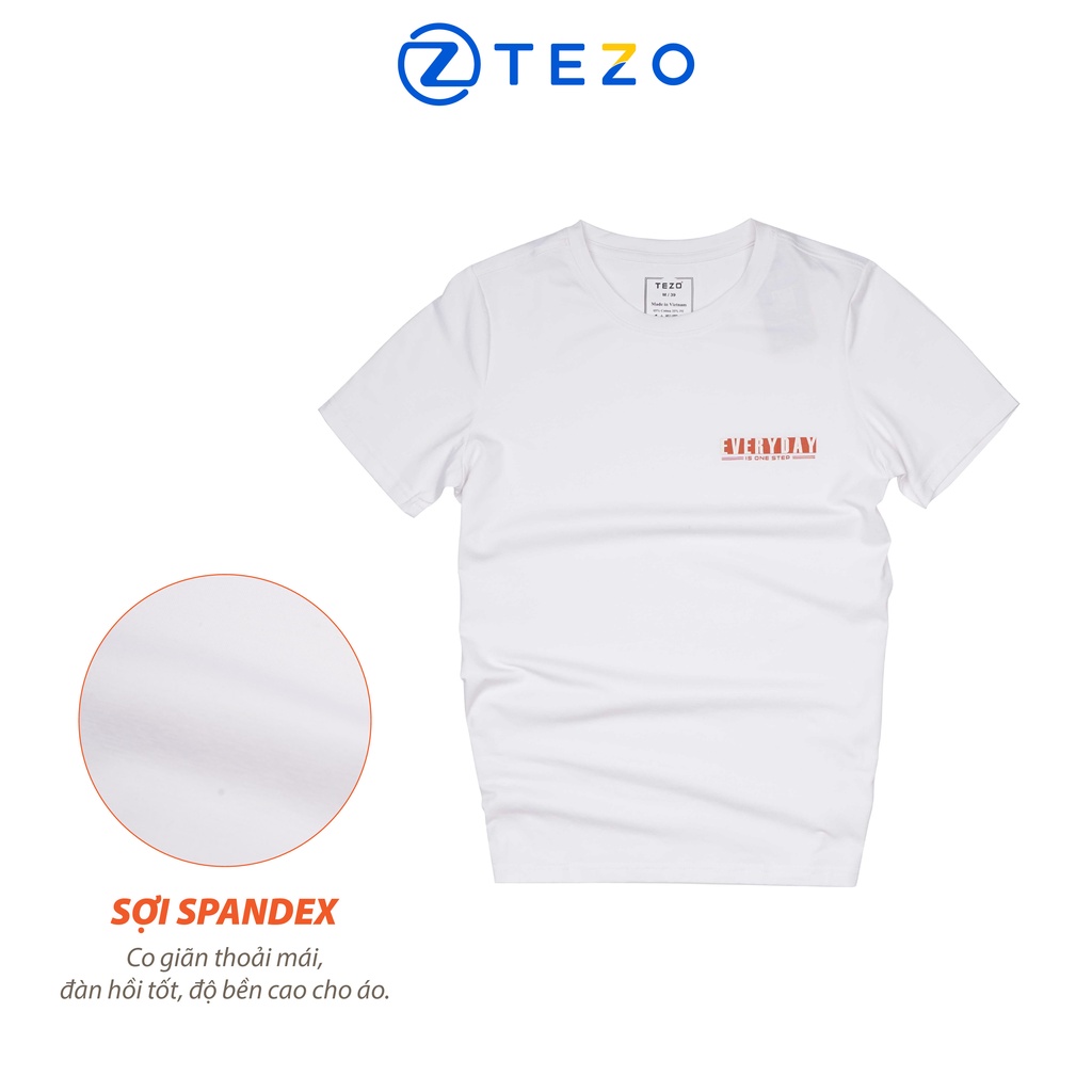 Áo phông nam in tràn hoạ tiết Tezo năng động thể thao 2203APOT06