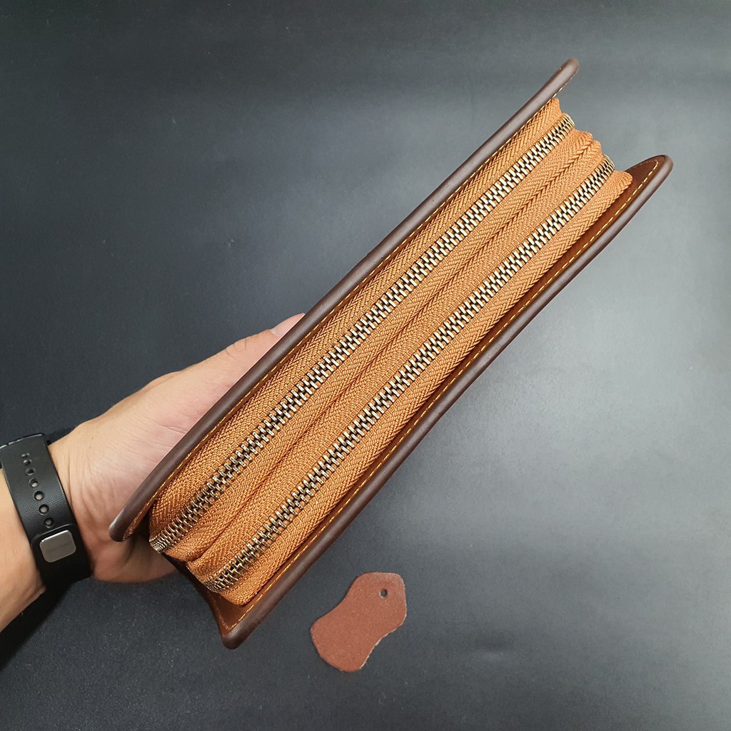 [Da thật] Ví Da Nam Cầm Tay  Clutch, Ví Công Sở, Da Trơn 2 Ngăn Khóa – CL124 - Bảo Hành 3 Năm | BigBuy360 - bigbuy360.vn