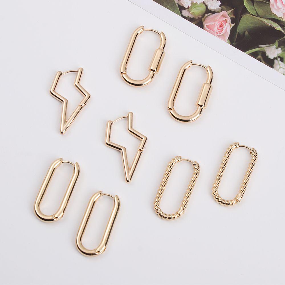 Khuyên Tai Hình Tròn Rỗng Đơn Giản Thời Trang