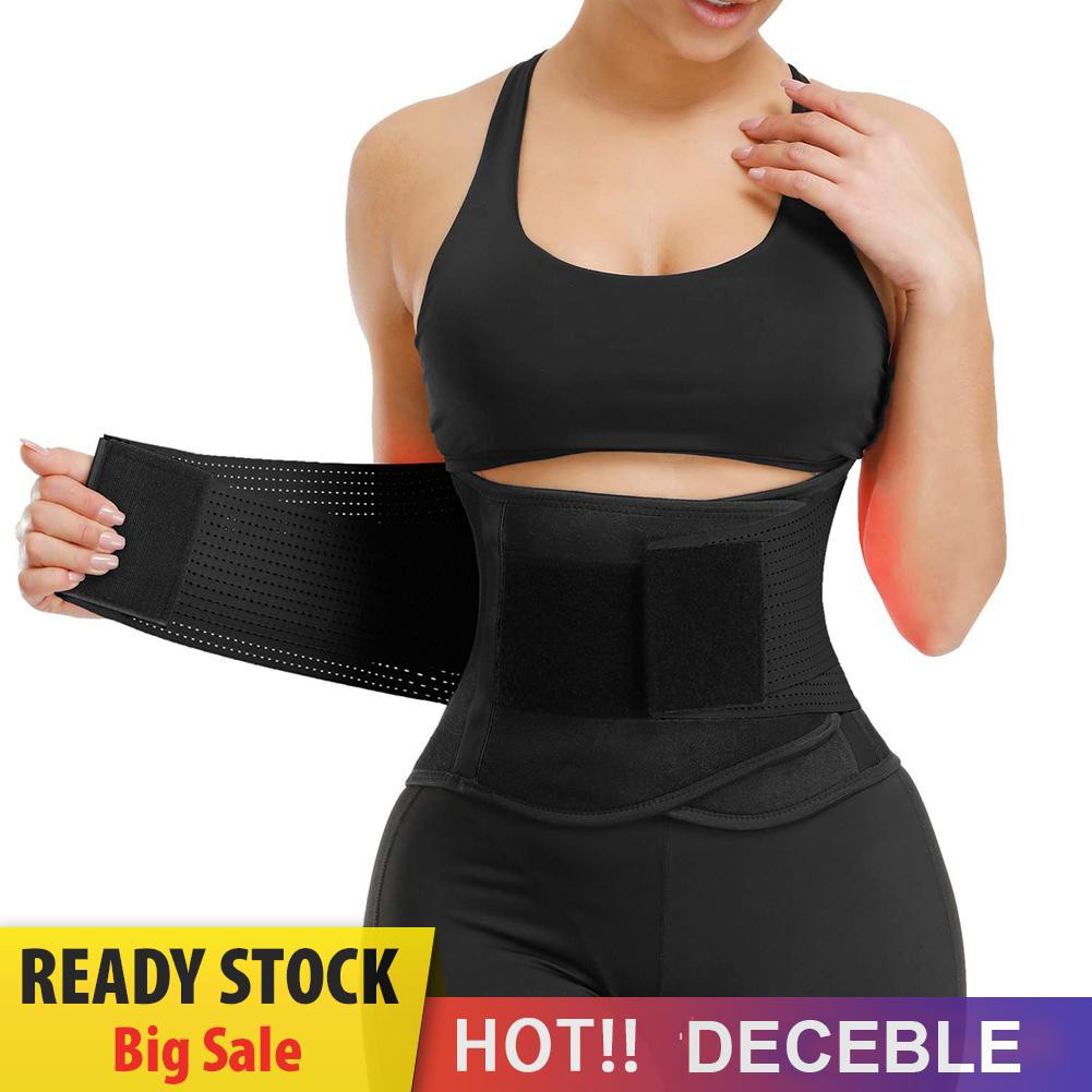 Deceble Plus Size Fitness Postpartum Waist Trainer Belt Slimming Corset Shapewear