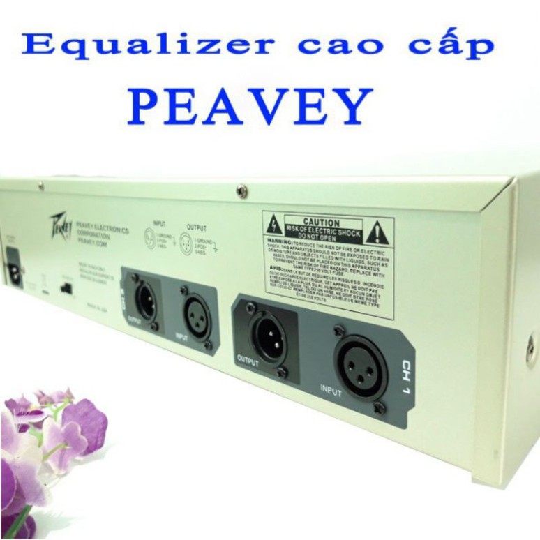 Lọc xì Peavey 231EQ tặng 1 đôi dây canon chất lượng cao, hỗ trợ âm thanh tốt