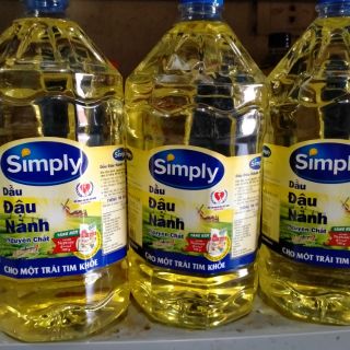 Dầu đậu nành Simply 2l tặng kèm hạt nêm 150g