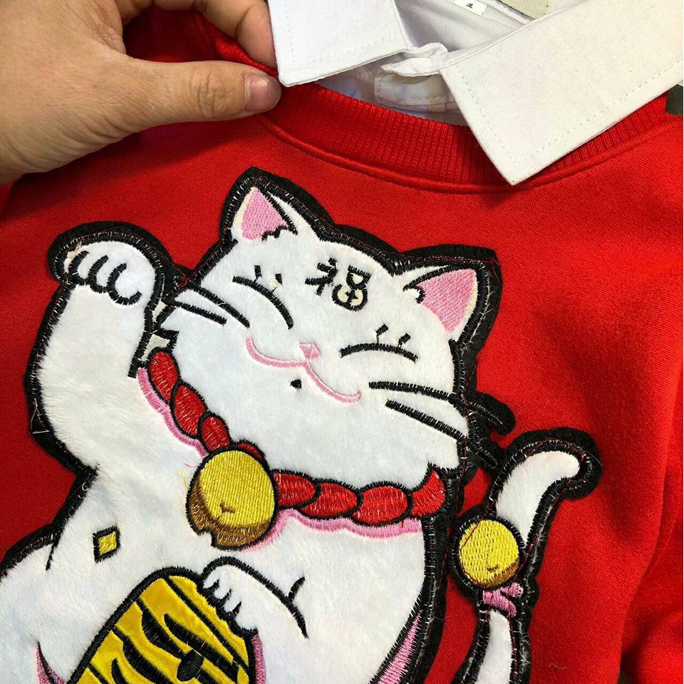 áo mèo thần tài