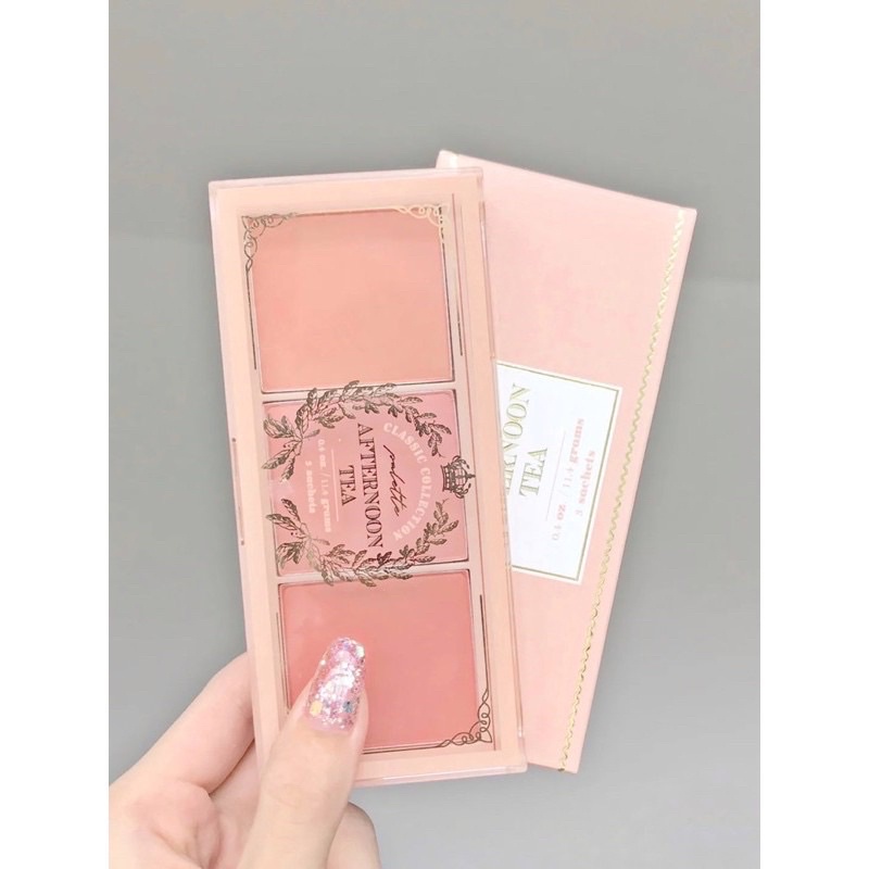 Bảng Phấn Má 3 Màu I’m MeMe I’m Afternoon Tea Blusher Palette