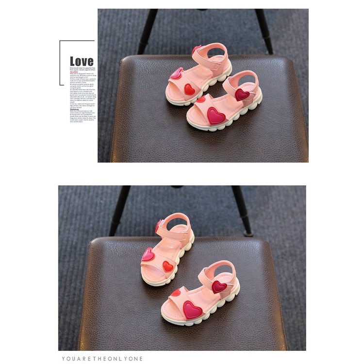 Giày sandal 2 màu tuỳ chọn phong cách Hàn Quốc cho bé gái