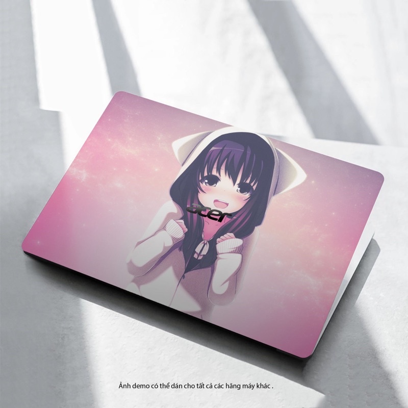 Skin Dán Laptop Mẫu Anime - Anime Sad Girl