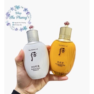Sữa dưỡng whoo trắng - whoo vàng 110ml