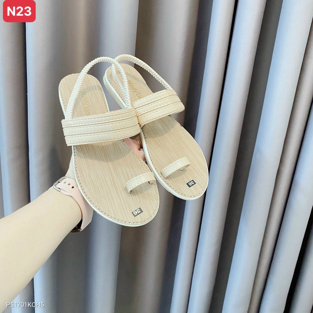 Dép xỏ ngón phối quai hậu xinh xắn