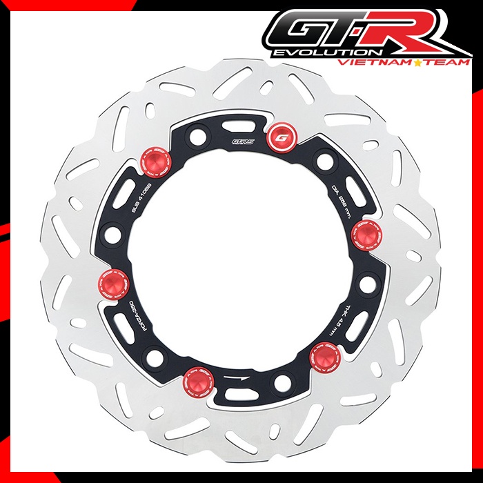 Đĩa trước dày 4.5mm / đường kính 256mm 6 lỗ ốc GTRS ADV350 SH350