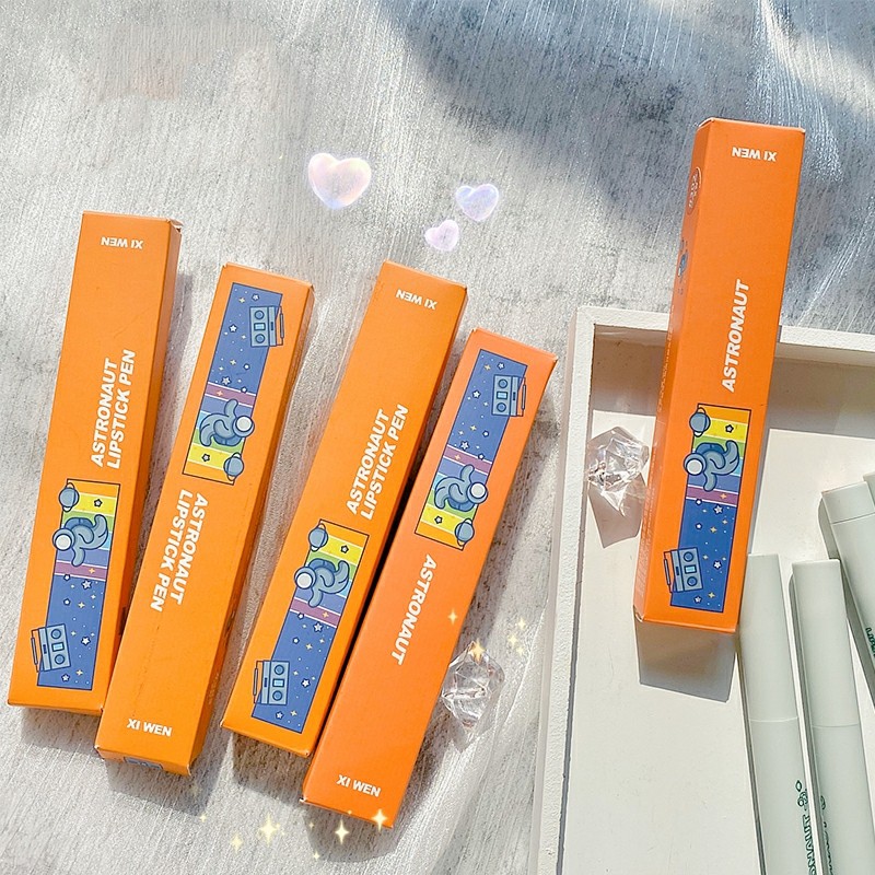 Son bút chì XIWEN mịn lì Astronaut Lipstick Pen velvet matte XWEN01