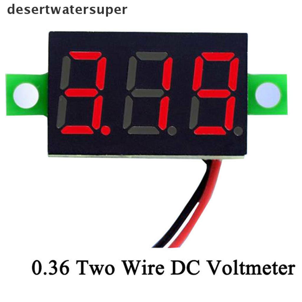 Đồng Hồ Đo Điện Áp Kỹ Thuật Số 2 Dây DC2.5-30V