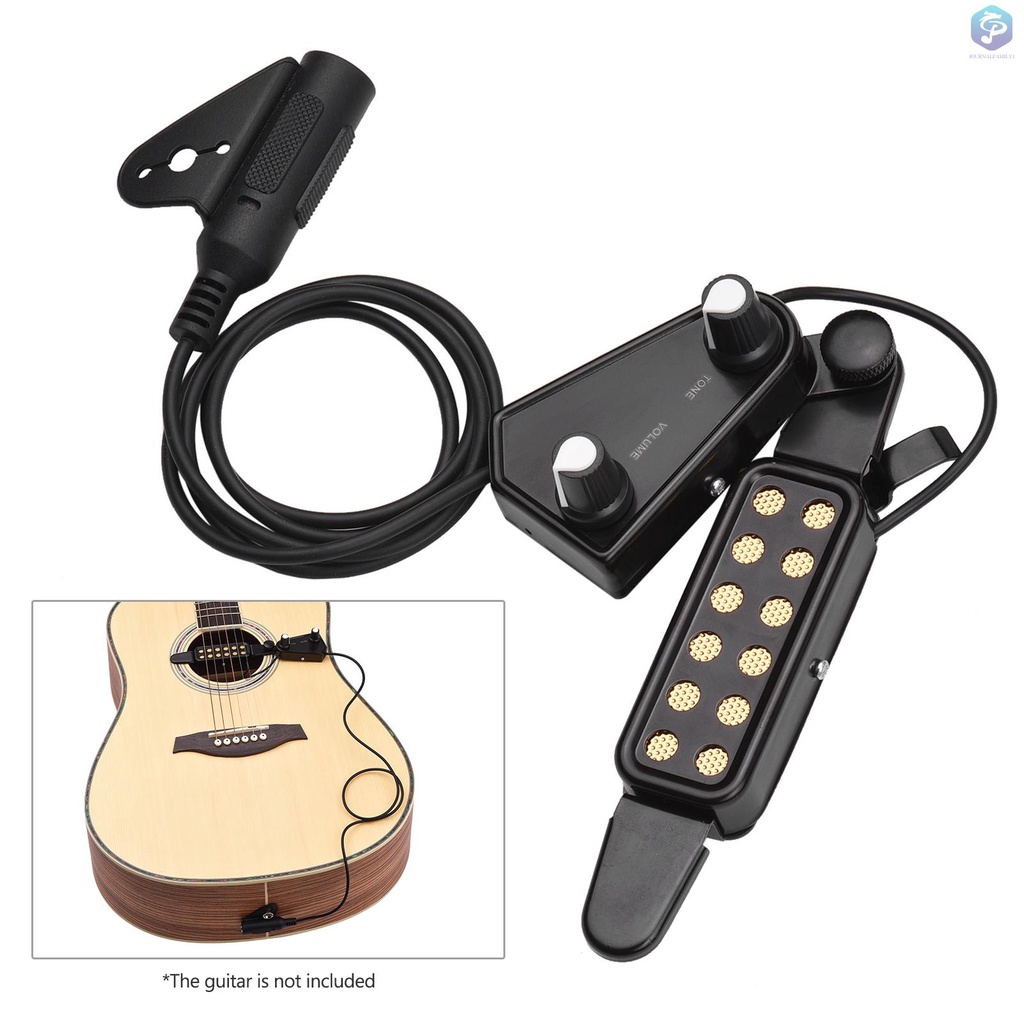 Hệ Thống Pickup Từ Tính Lỗ Âm Thanh Đàn Guitar Acoustic 6.35mm