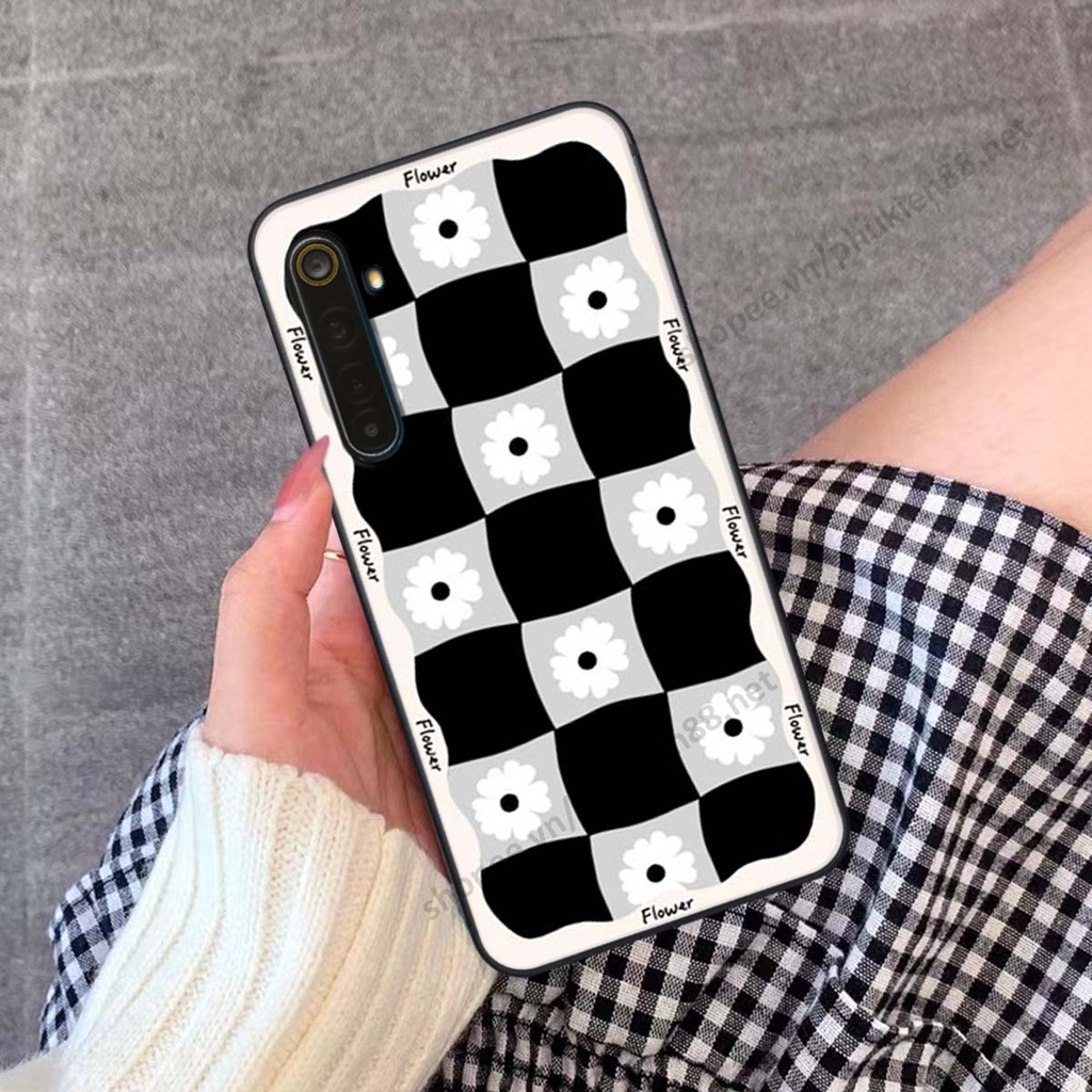 Ốp lưng Realme 6 / 6 Pro ốp điện thoại LineBear, bé tóc xù, hoa siêu đẹp