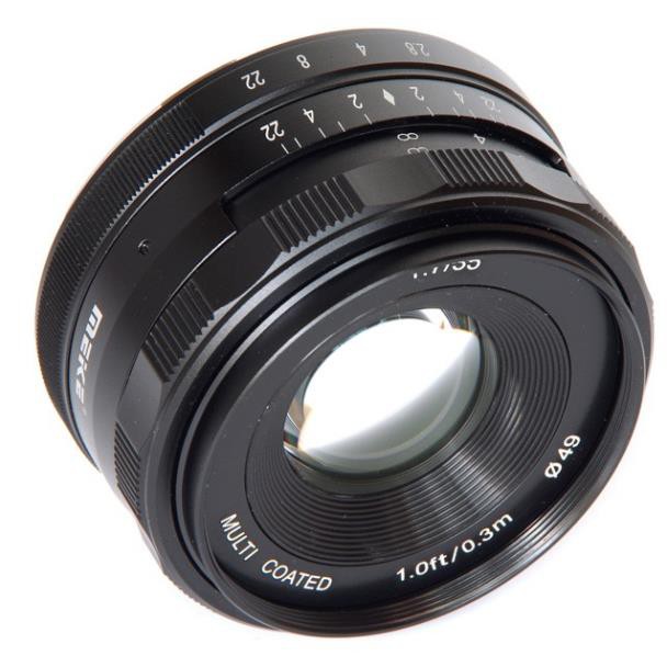 [CÓ SẴN] Ống Kính Meike 35mm F1.7 - Lens đa dụng dùng cho Sony E, Fujifilm, Canon EOS-M và Panasonic Olympus M43