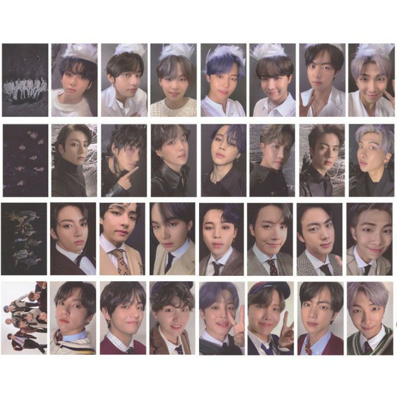 3 tấm lomo card BTS và BT21 được lựa kiểu