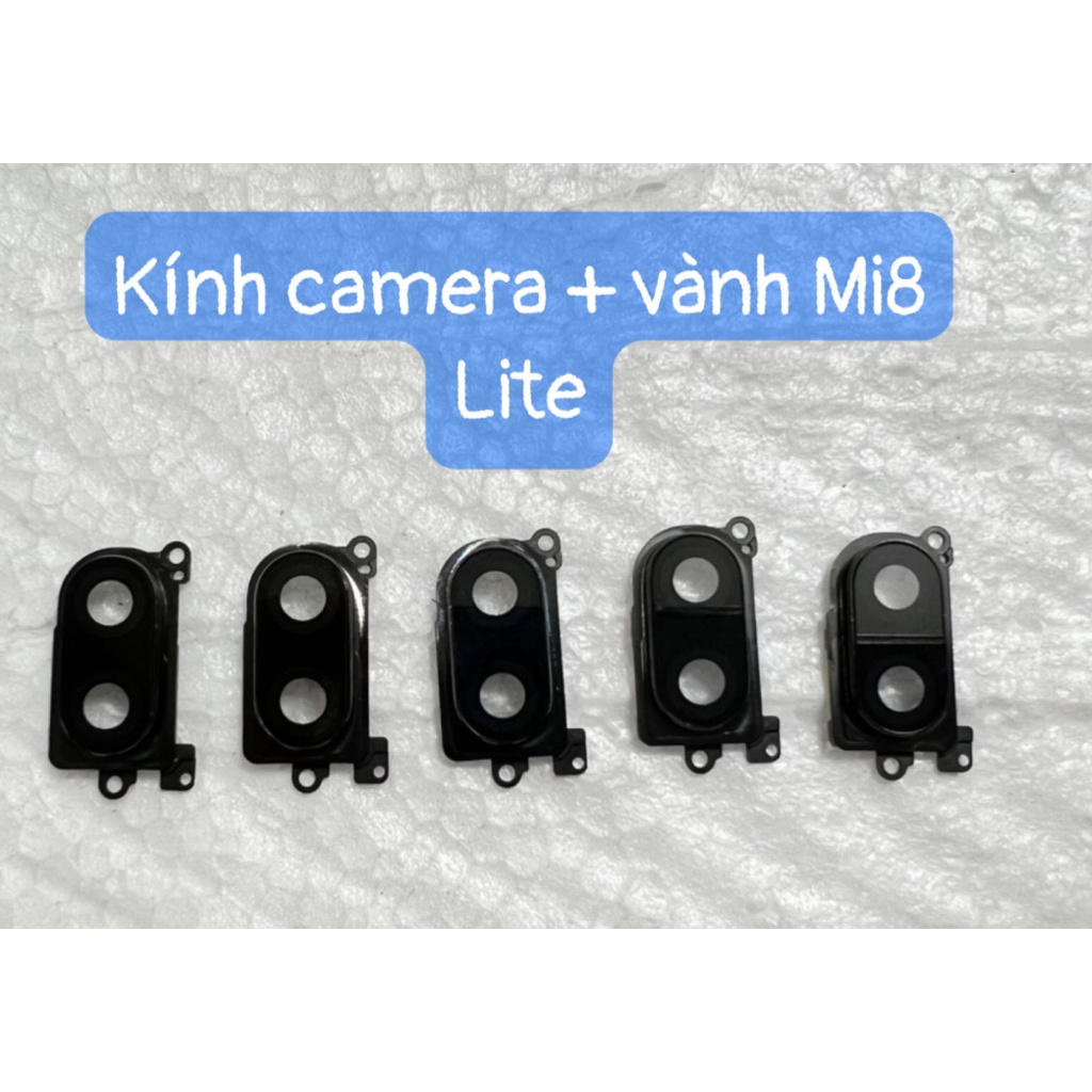 Kính Camera + Vành Mi8 Lite