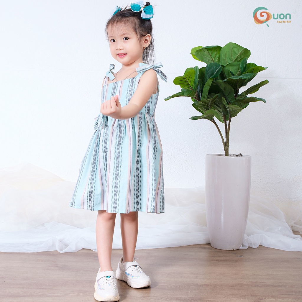 Váy bé gái từ 15 - 36kg vải cotton thoáng mát Styn - GUON