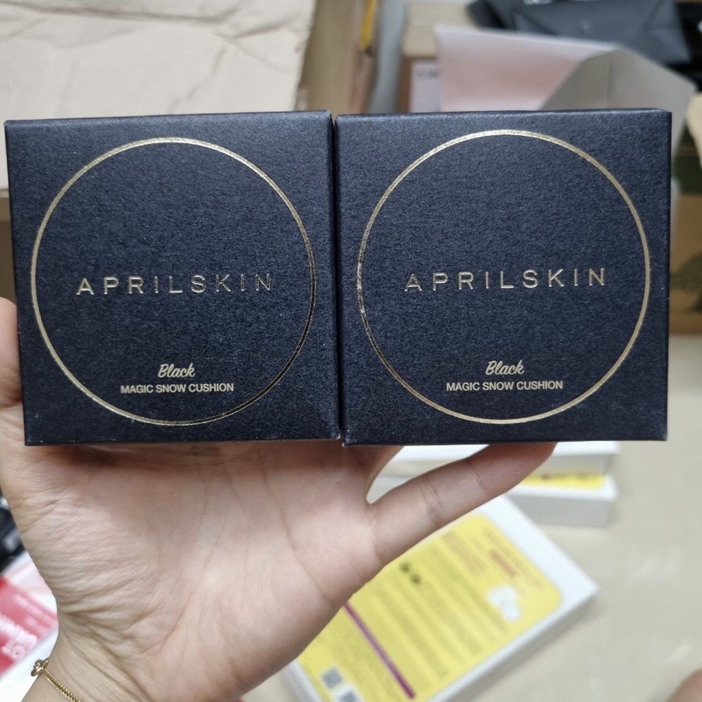 Phấn Nước April Skin Chính Hãng Mẫu Mới Nhất -là loại cushion mỏng mịn tự nhiên, giúp che khuyết điểm và chống nắng tốt | BigBuy360 - bigbuy360.vn
