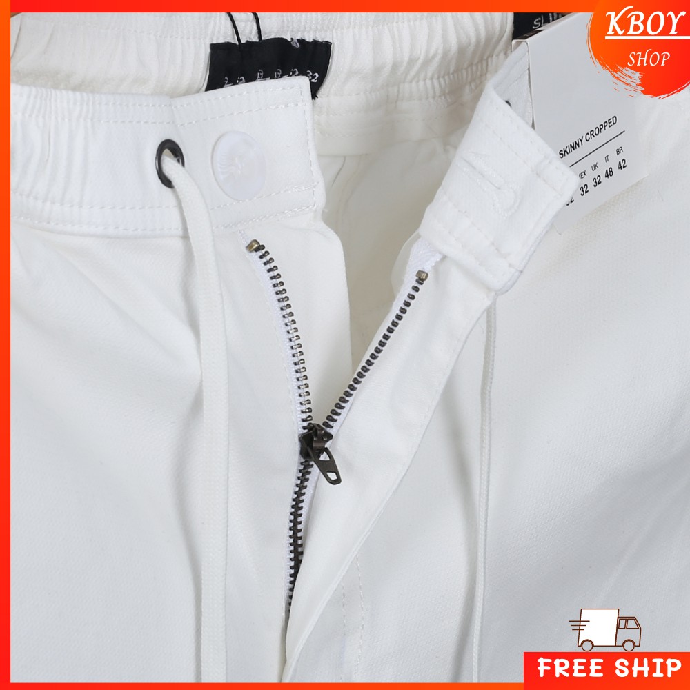 Quần Short Lưng Thun Nam Kboy Shop Kaki Lưng Thun Ống Rộng Ngắn co giãn big size đi biển, mặc nhà - Q07
