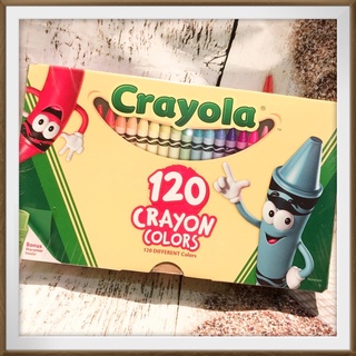 Bộ chì sáp Crayola 120 màu không độc hại chuẩn Mỹ_Lafbeauty