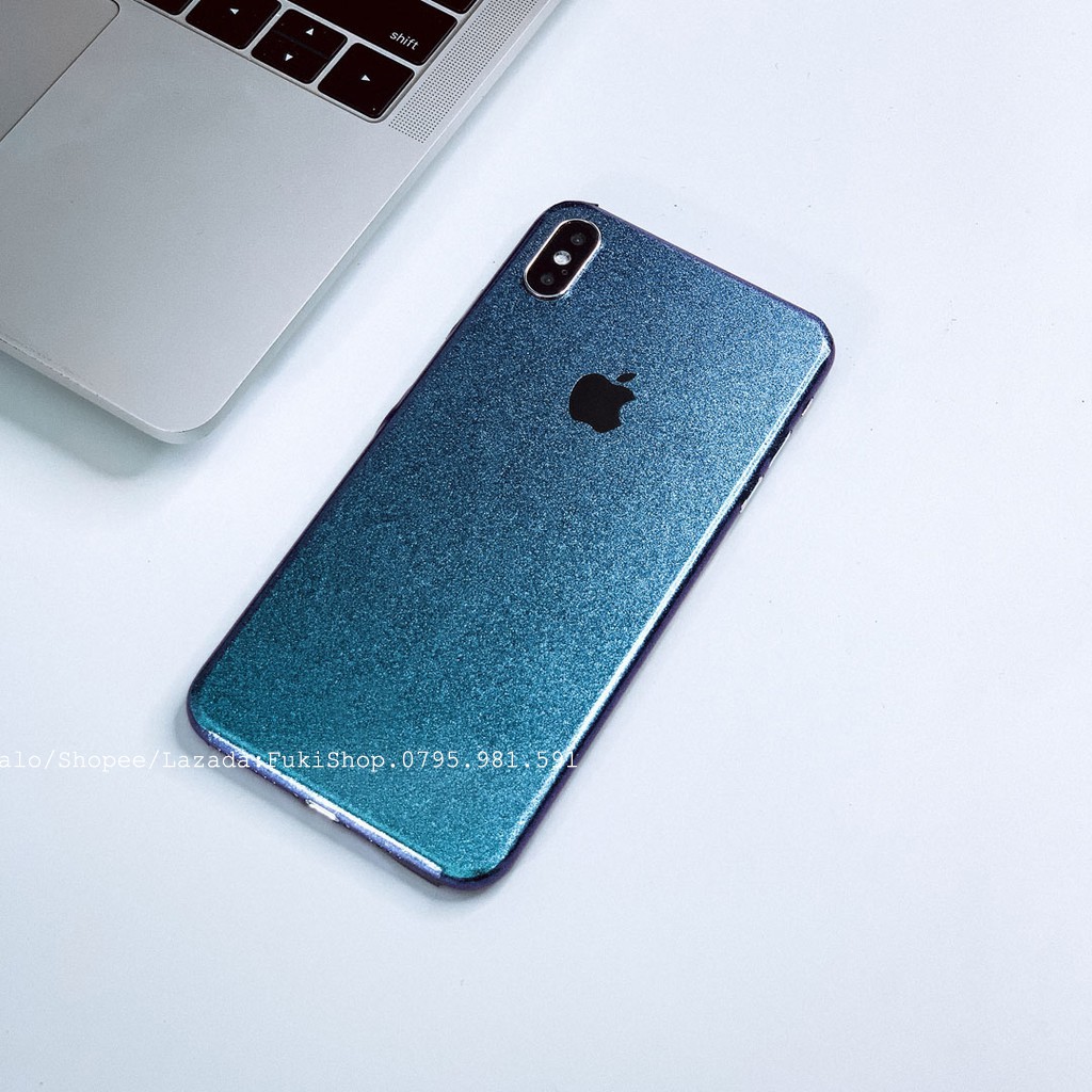 [IPHONE]Tấm Dán Skin mặt sau Glossy Deep Space Chameleon Dành cho 5 6 7 8 6plus 7plus 8plus X XS XR XSMAX 11 PRO MAX