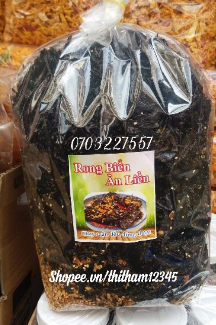 ( RẺ NHẤT SHOPEE) SỈ GÓI 500G Rong biển cháy tỏi/ ăn liền/ nhà làm siêu ngon, chất lượng ( dạo/ thức ăn vặt/ rẻ) | BigBuy360 - bigbuy360.vn