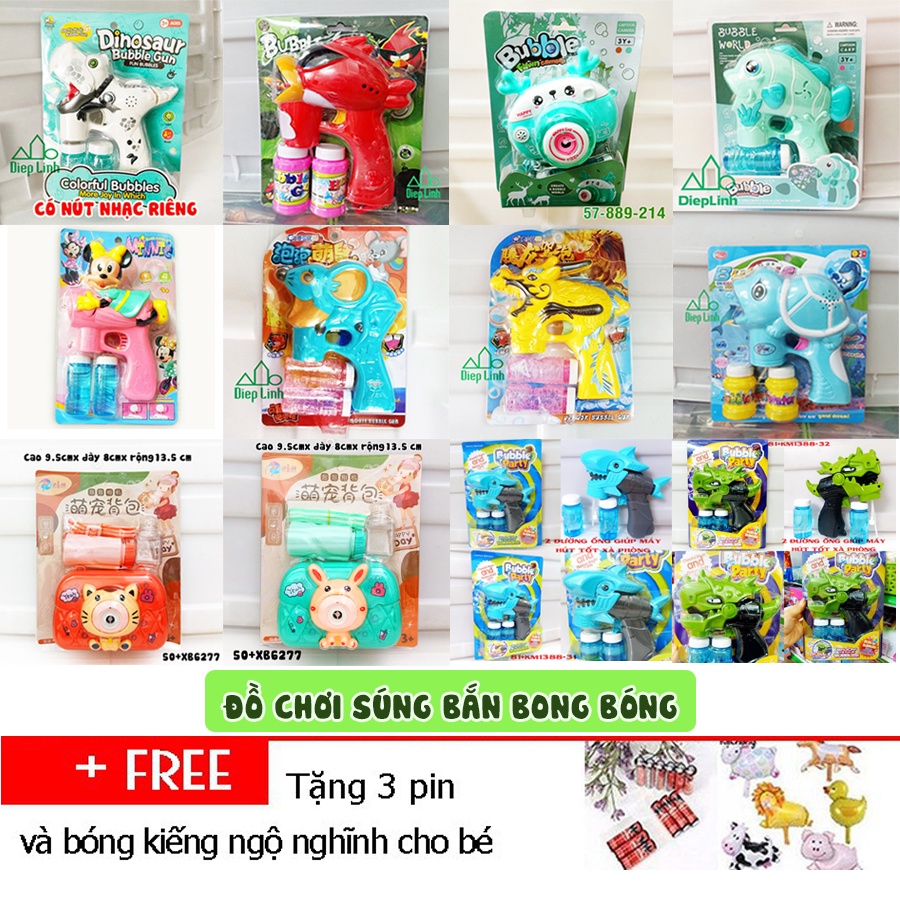 Máy chụp ảnh bắn bong bóng ♥ Máy chụp hình dễ thương bắng bong bóng xà phòng dành cho các bé tặng kèm pin