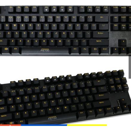 BÀN PHÍM CƠ METOO ZERO TKL FULL BLACK BLUE SWITCH