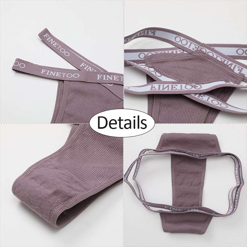 Set 2 Quần Lót Cotton Đan Dây Quyến Rũ Dành Cho Nữ | BigBuy360 - bigbuy360.vn