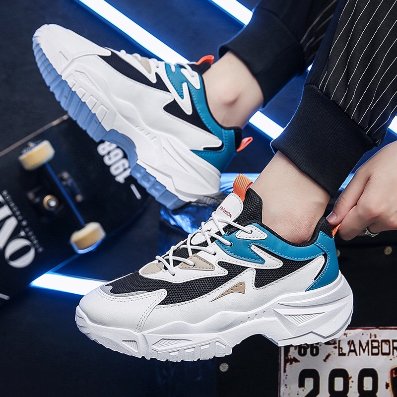 Giày nam BB08 giày thể thao nam màu sắc trẻ trung chất vải thoáng khí size