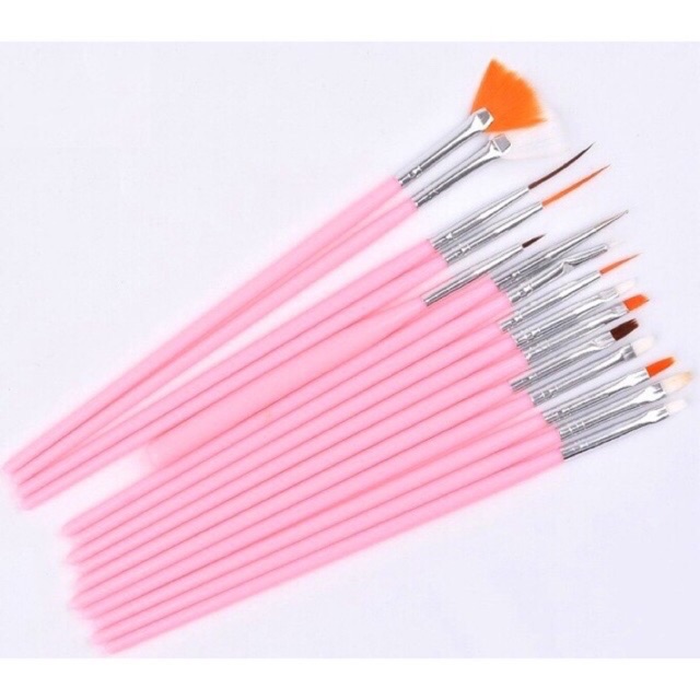 Set cọ sơn vẽ móng 15 cây