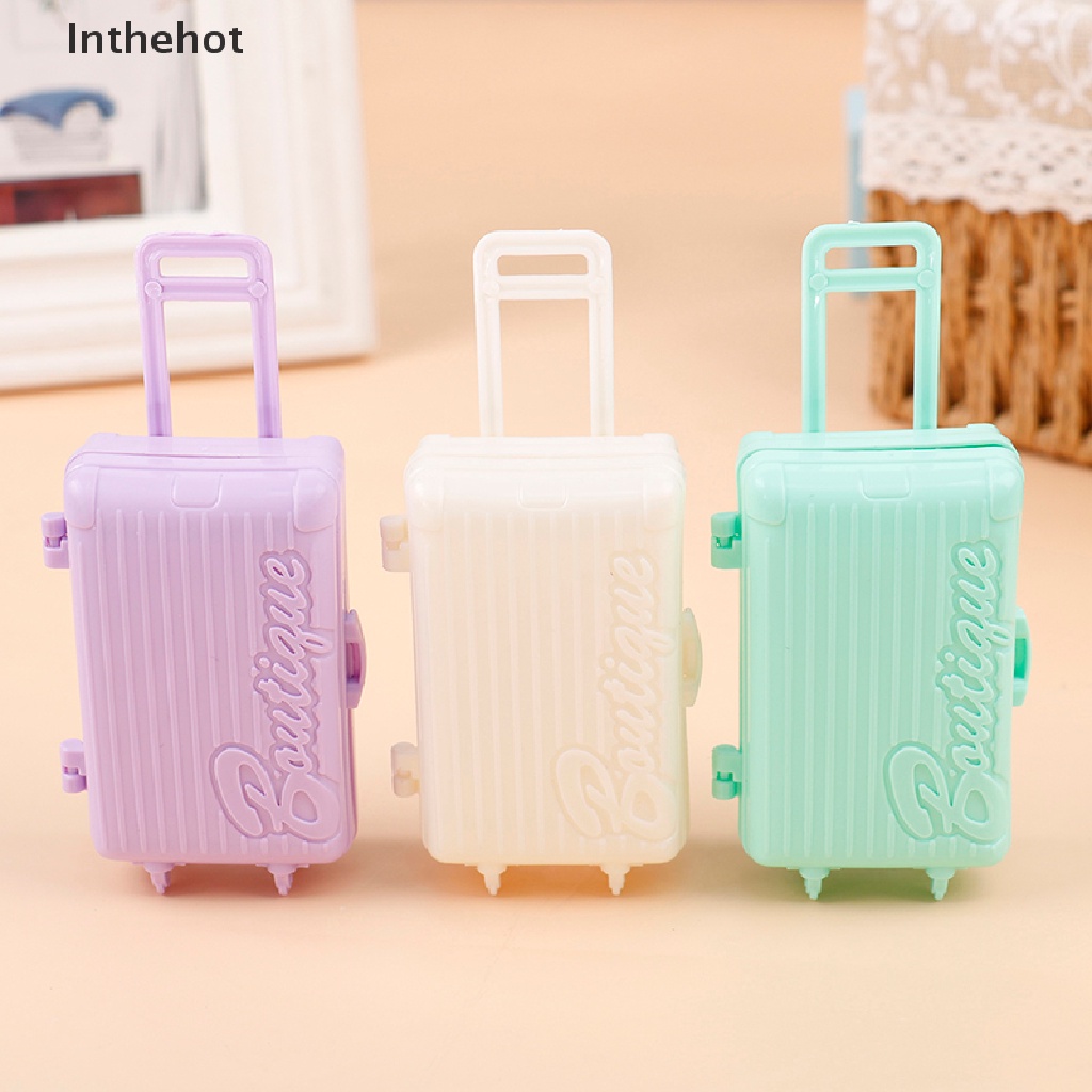 1 Vali Nhựa mini Trang Trí Nhà Búp Bê Xinh Xắn