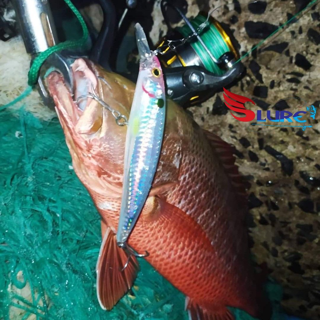 Mồi giả, mồi lure ghềnh, Samurai 26g chính hãng, Slure, câu cá Hồng, cá Nhồng, cá Bè , cá mú...