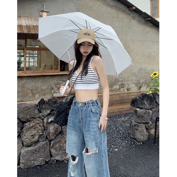 Cocory vn Áo Hai Dây Mỏng Co Giãn 5 Màu Gợi Cảm Cho Nữ