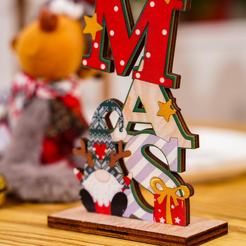 CONOPERY Set 2 Phụ Kiện Treo Trang Trí Giáng Sinh / Năm Mới Bằng Gỗ