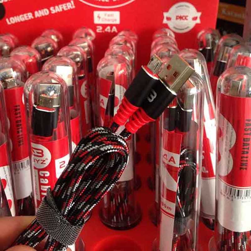 CÁP BYZ DÂY LƯỚI CÓ 3 DÒNG IP-8600-TYPE C