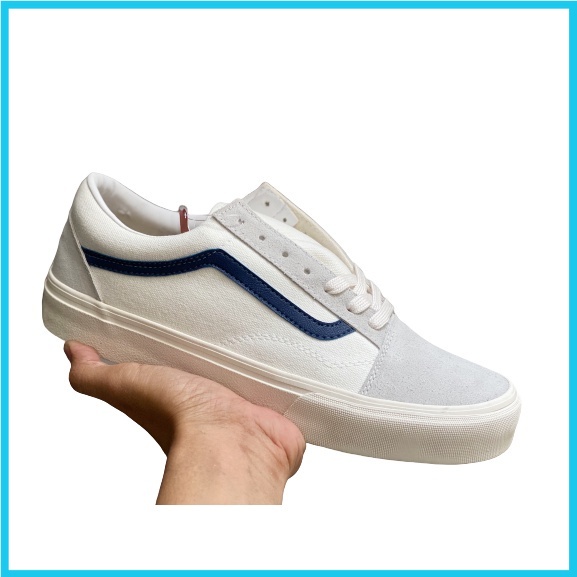 Giày Vans old skool nam nữ 💥 Giày thể thao sneaker nữ Vans vault old skool đủ màu đen, xanh navy Full Bill Box
