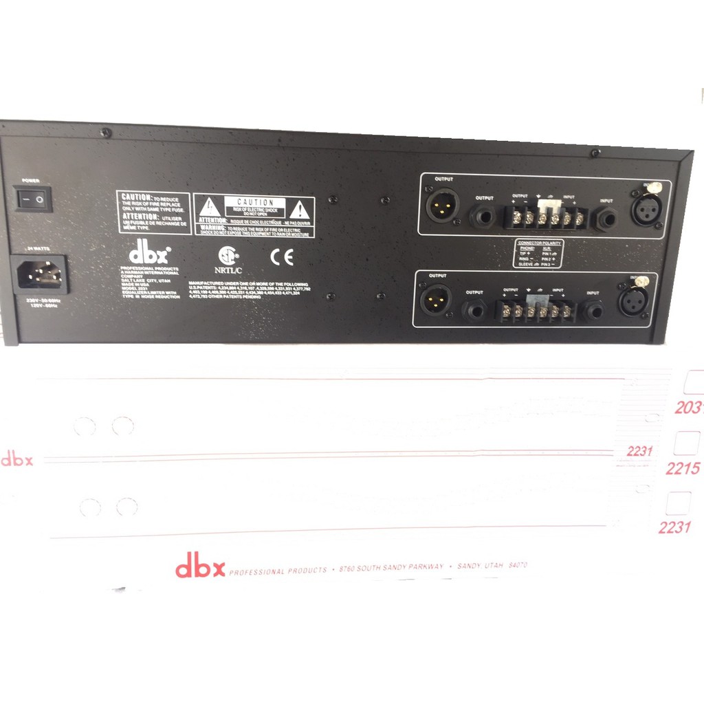 BỘ LỌC ÂM THANH DBX 2231S  NHẬP KHẨU - EQUALIZER LỌC XÌ