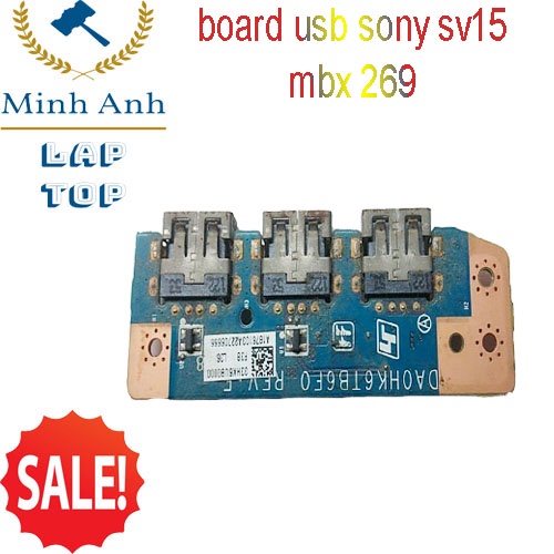 Bộ mạch kết nối usb laptop sony vaio sv15 mbx 269 - board mạch