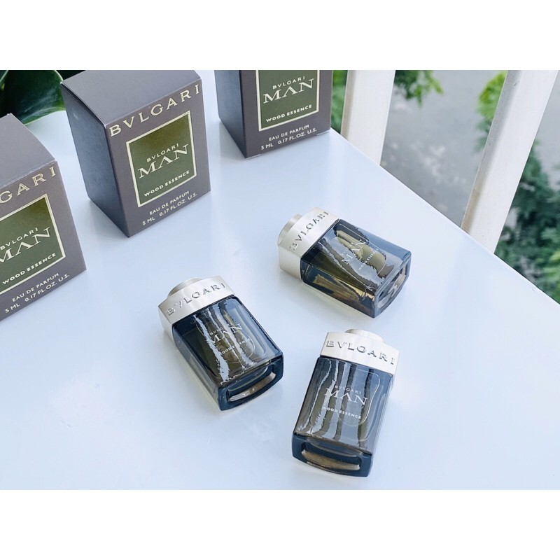 Nước hoa mini Bvl Man Wood Essence 5ml