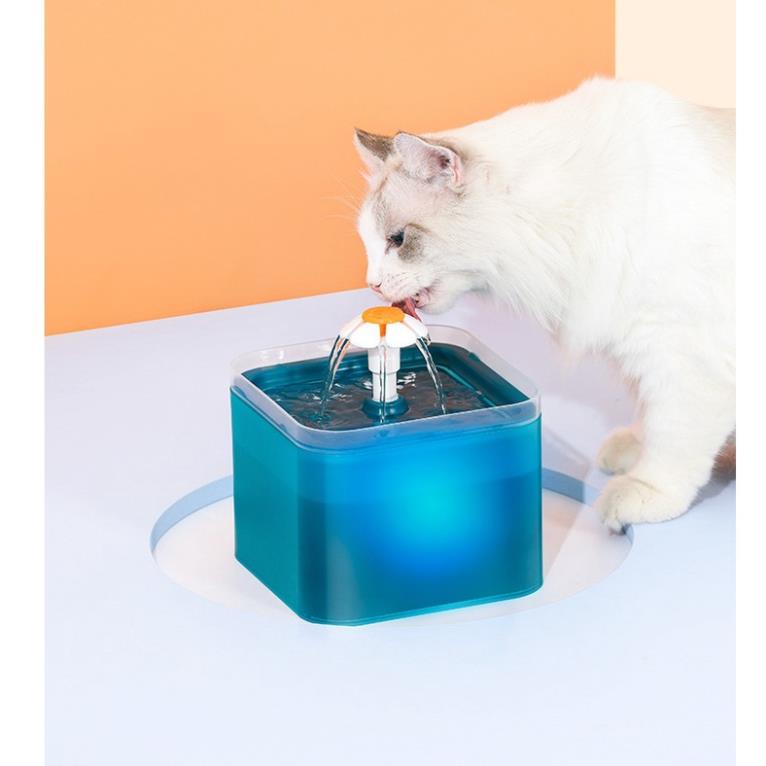 Máy Lọc Nước cho mèo chó 3L - Máy Uống Nước Tự Động Cho Chó Mèo Kèm Lõi Lọc Than Hoạt Tính Dành Cho Thú Cưng