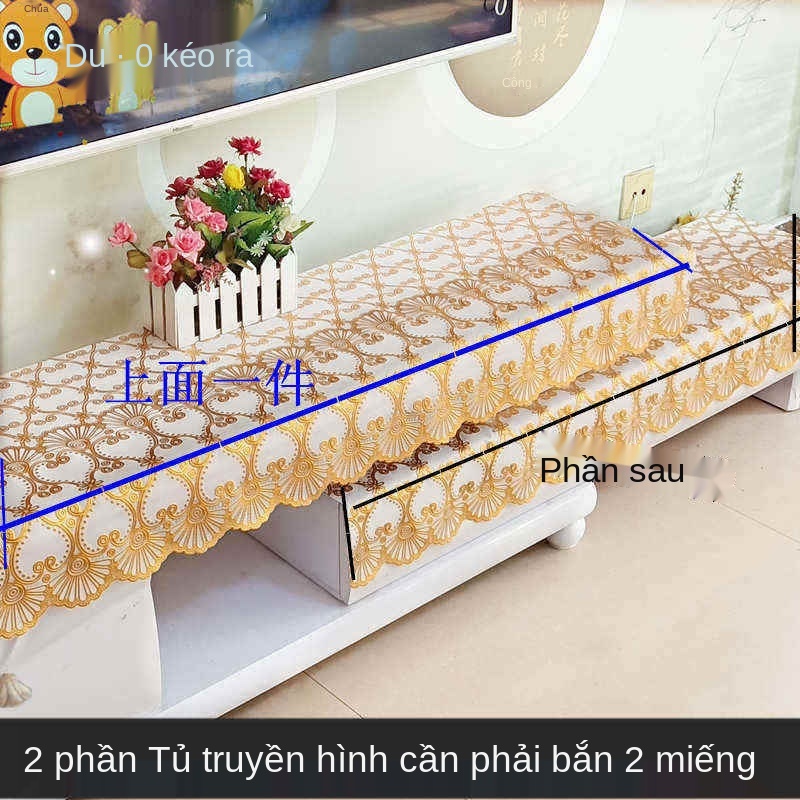 Quầy ti vi vải khăn trải bàn cà phê tủ giầy bọc đầu giường phong cách Châu Âu thảm hình chữ nhật