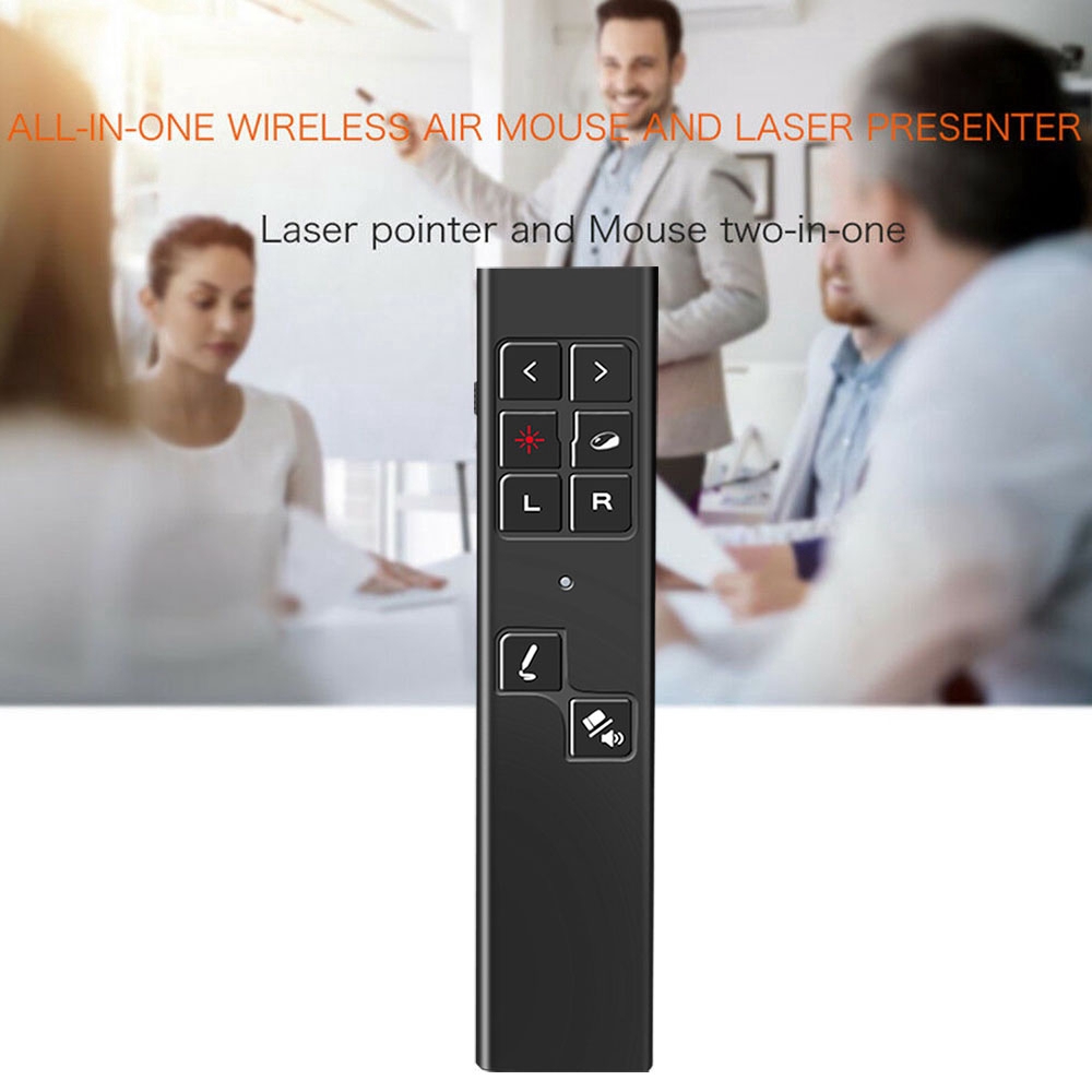 PP-930 Wireless Air Mouse Presenter Power Point Remote Control Presentation Laser Pointer PPT Flip Pen